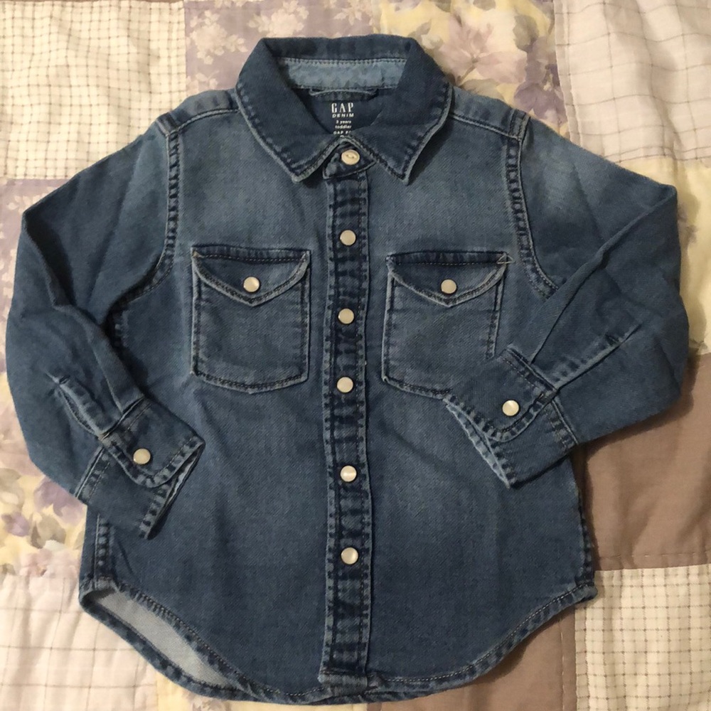 Toddler Boy 3T Denim Shirt